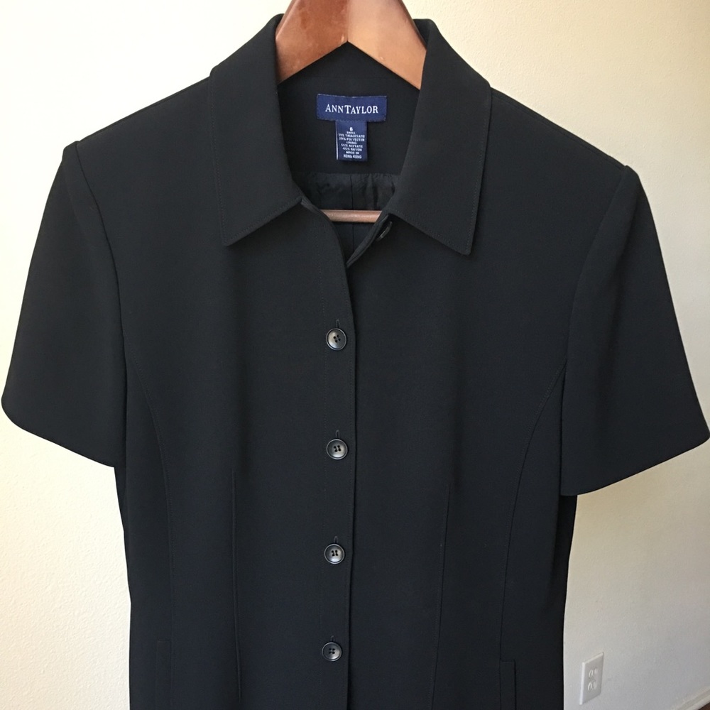Ann Taylor Button Down Collared Shirt